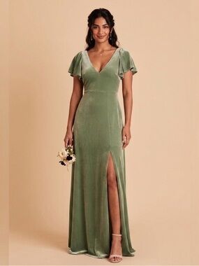 Elegant Green Evening Dress